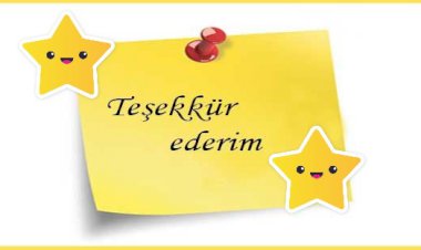 Sadece Teşekkür Et!