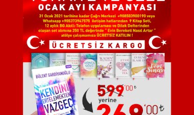 Tükiye'ye Özel Ocak Ayı Kampanyası