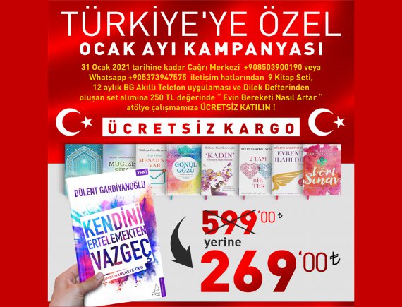 Tükiye'ye Özel Ocak Ayı Kampanyası